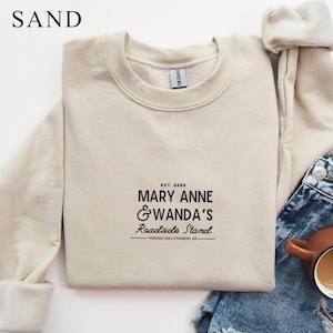 Embroidered Mary Anne and Wanda Sweatshirt, Tennessee Ham and Strawberry , Country Music Sweatshirt, Earl Had To Die Sweatshirt