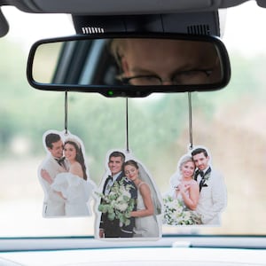 Custom air fresheners,Picture air fresheners,Car accessories,Photo fresheners,Car fresheners,Car decorations,Bridesmaid gifts,Bridal gifts