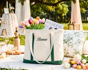 Bolso de mano bordado personalizado, bolsos de playa para damas de honor, regalos para despedidas de soltera.