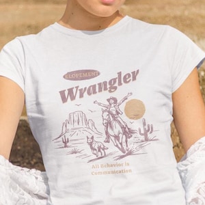Cowgirl T-Shirt Elopement Wrangler T-Shirt Special Education Teacher Shirt Autism Awareness Tee Mental Health T-Shirt Autism Mom Shirt