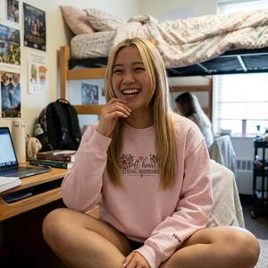 Soft Heart Strong Boundaries Sweatshirt, Self Care Sweatshirt, Mental Health Crewneck, Boundaries Shirt, Therapist Gift, Empowerment Gift image 2