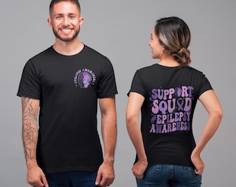 Maglietta per la sensibilizzazione sull'epilessia: Support Squad, maglietta per la salute mentale