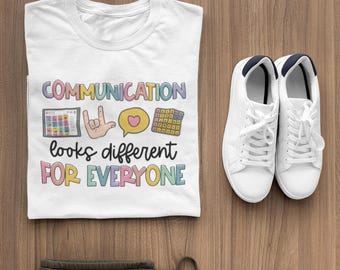 AAC Awareness T-shirt, cadeau leraar speciaal onderwijs