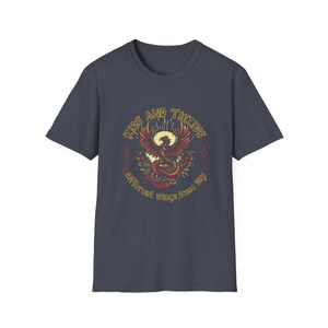 Phoenix Neurodiversity Awareness Shirt, Rise Thrive Cotton Tee image 8