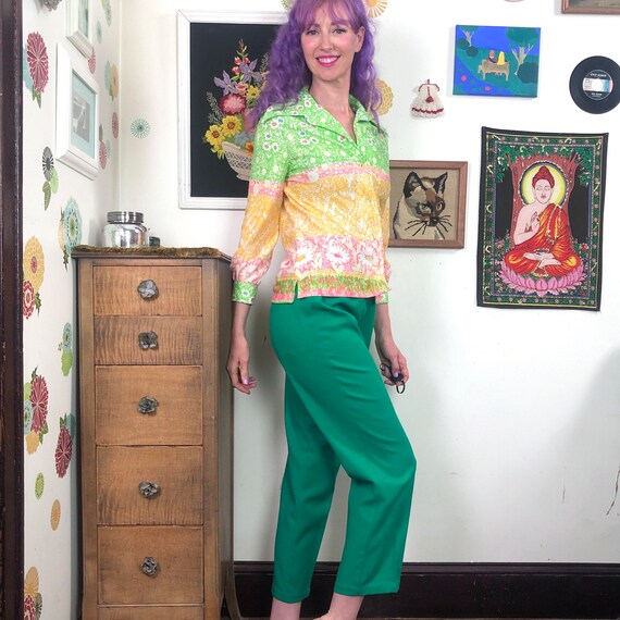 W double polyester pants size 2 W double polyester pants OVY <size