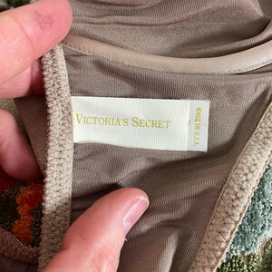 Vintage Victoria's Secret Bra, 36C Second Skin Satin Front Closure, Bronze Taupe zdjęcie 6
