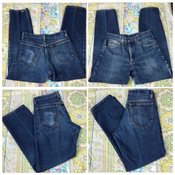 Vintage Mid Rise Lee Jeans, 1980s Boyfriend Jeans… - image 7