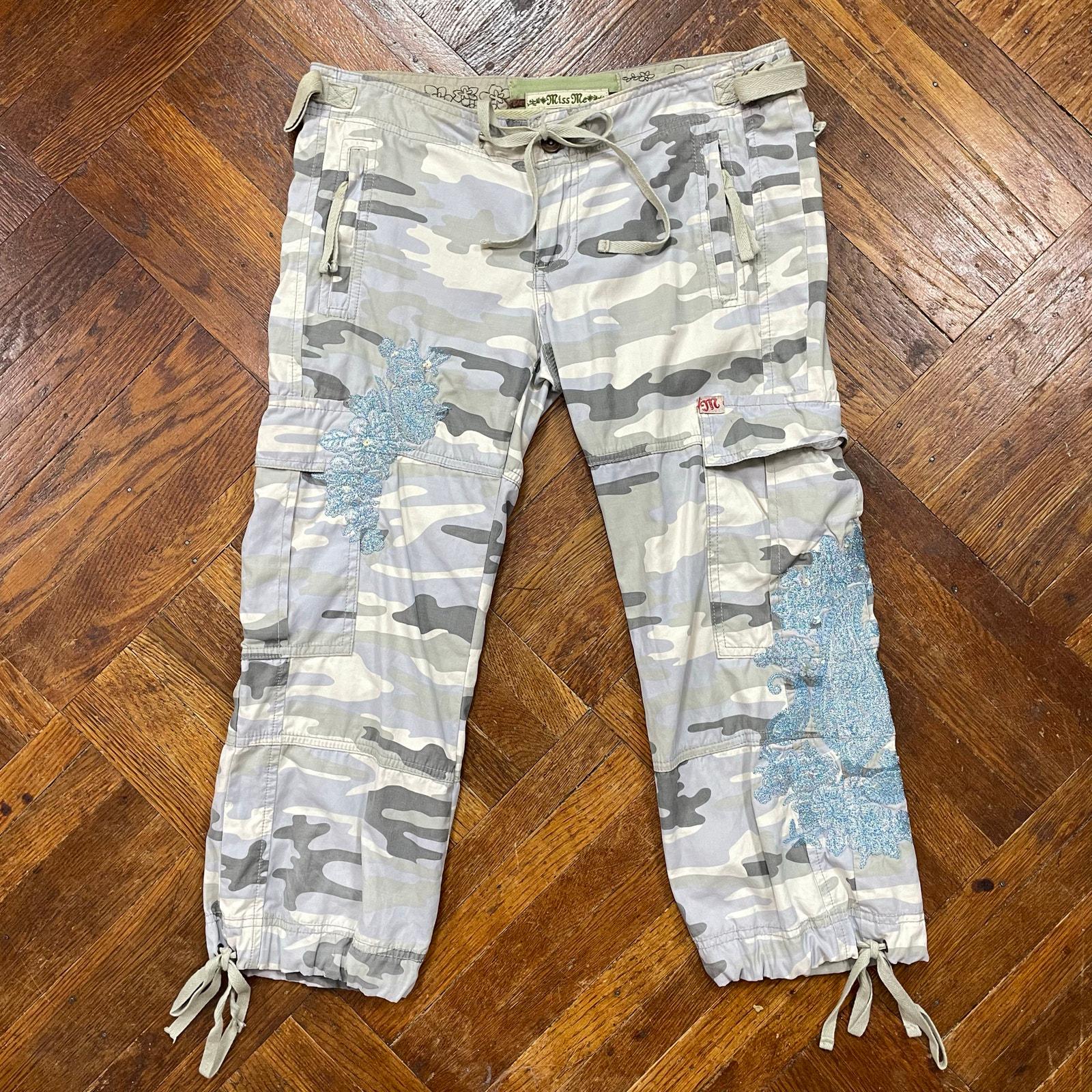 パンツ 00s UFO wide flare cargo camouflage y2k 711Ale8LlNL._UY1000_.jpg