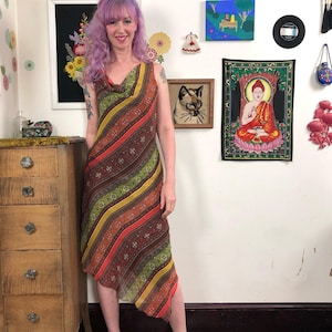 Y2k Asymmetrical Dress - Etsy