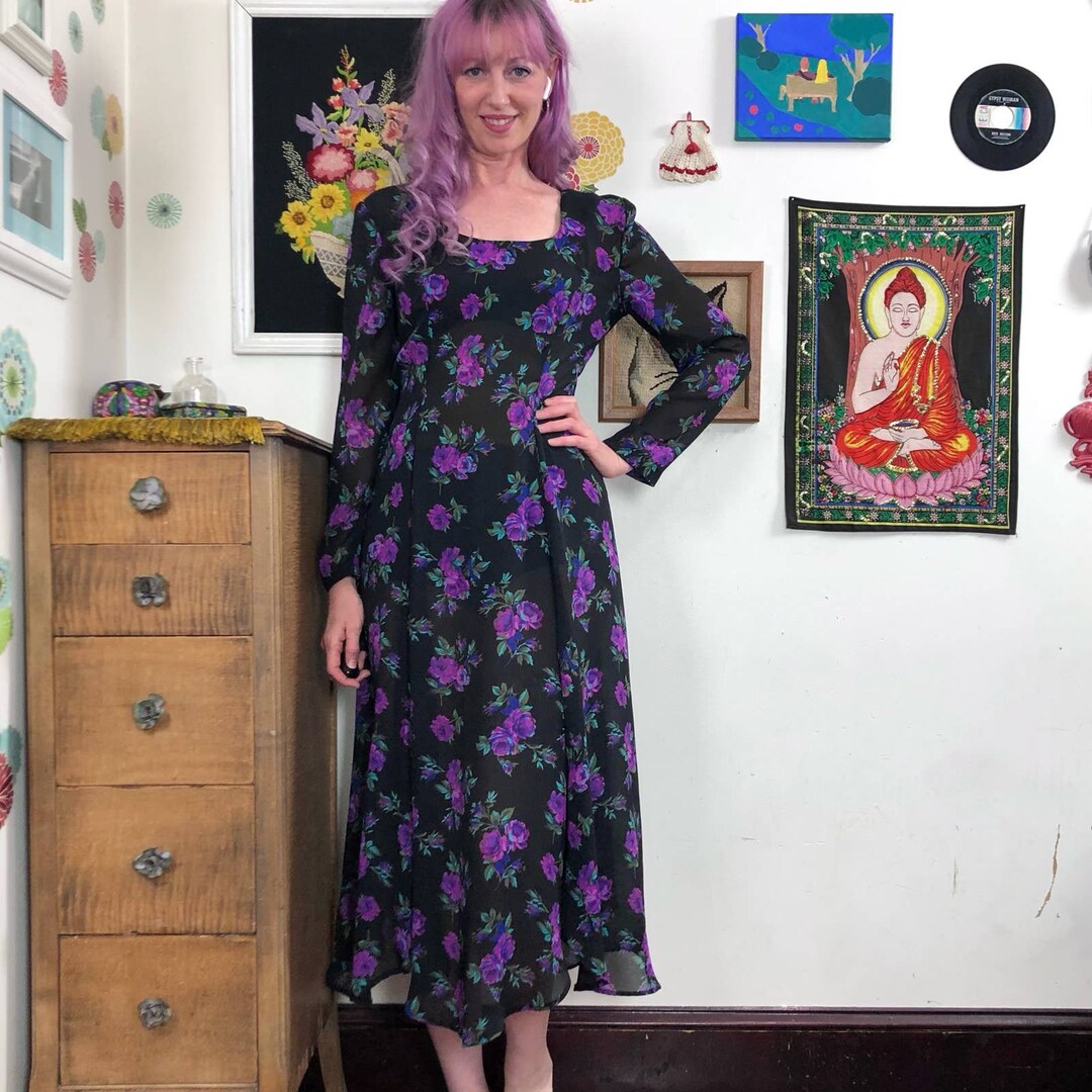 Amazon.com: Keyhole Floral Embroidery Dress Mesh Sleeveless