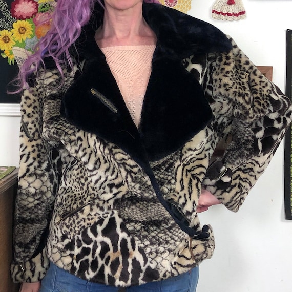 Cheetah print teddy clearance jacket