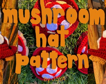 HÄKELANLEITUNG Pilz-Hut