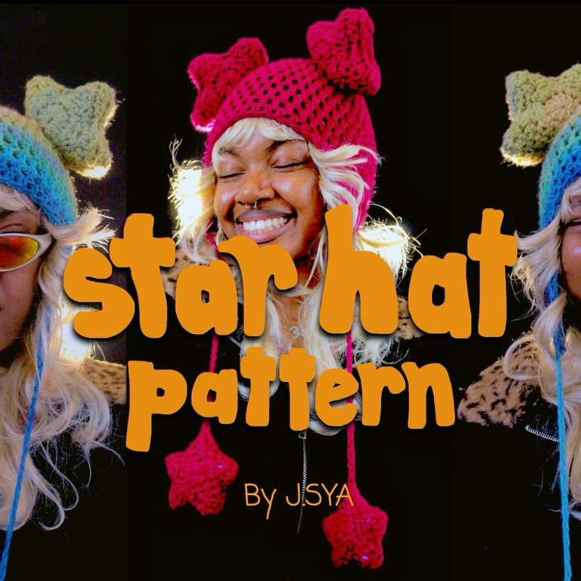 CROCHET PATTERN Star Hat Pattern • PDF Download - Etsy