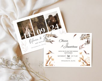 Aesthetic Wedding Invitation Card - Preset