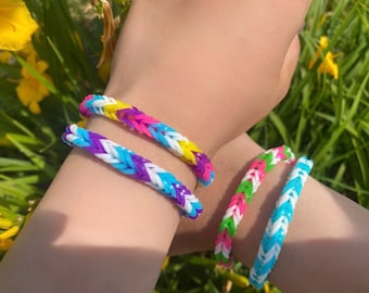 Fishtail Rainbow Loom Bracelet