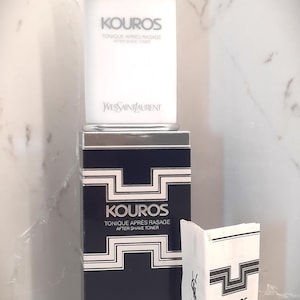 Kouros Yves Saint Laurent Tonique Apres Rasage Splash 50 ml 1.6 fl.oz Vintage 1992