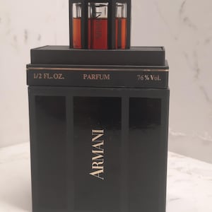 Armani Classic  Parfum 15 ml 1/2 fl.oz Splash Pre Barcode Vintage 80s