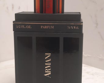 Armani Classic Parfum 15 ml 1/2 fl.oz Splash Pre Barcode Vintage 80s