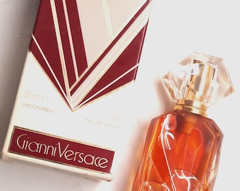 Versace Gianni Versace Eau de Toilette EDT Spray 30 ml 1.0 fl.oz Vintage 1981 Pre Código de barras