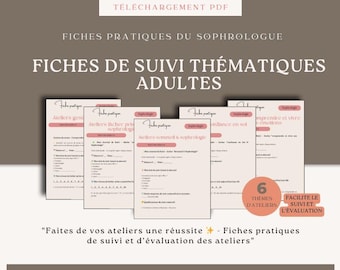 May include: Six printable worksheets for adult workshops, with titles like "Confidence in Yourself" and "Understanding and Living with Emotions". The worksheets are designed to help track and evaluate workshops.