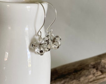 Christmas Baubles - Sterling Silver and Czech Glass Earringd