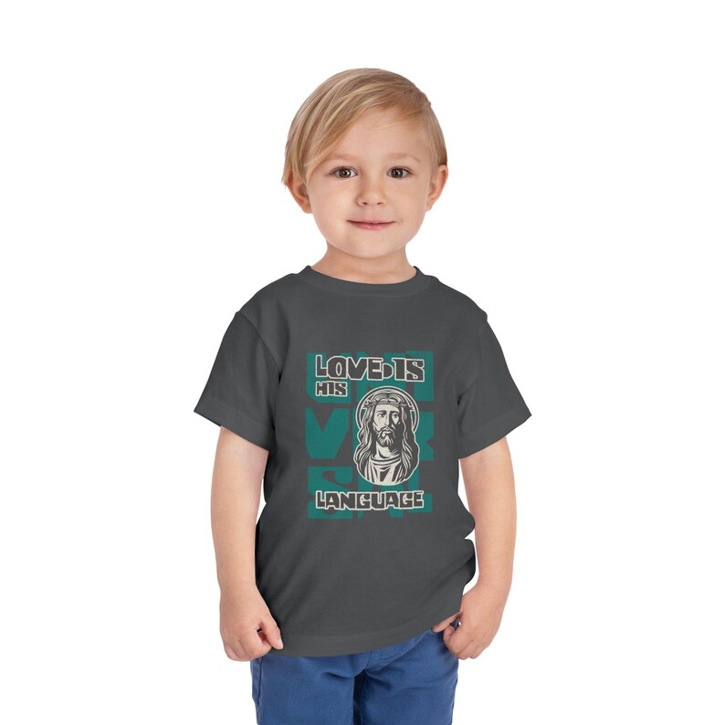 Universal Love Language: Christian Toddler Tee - Praise Society image 8
