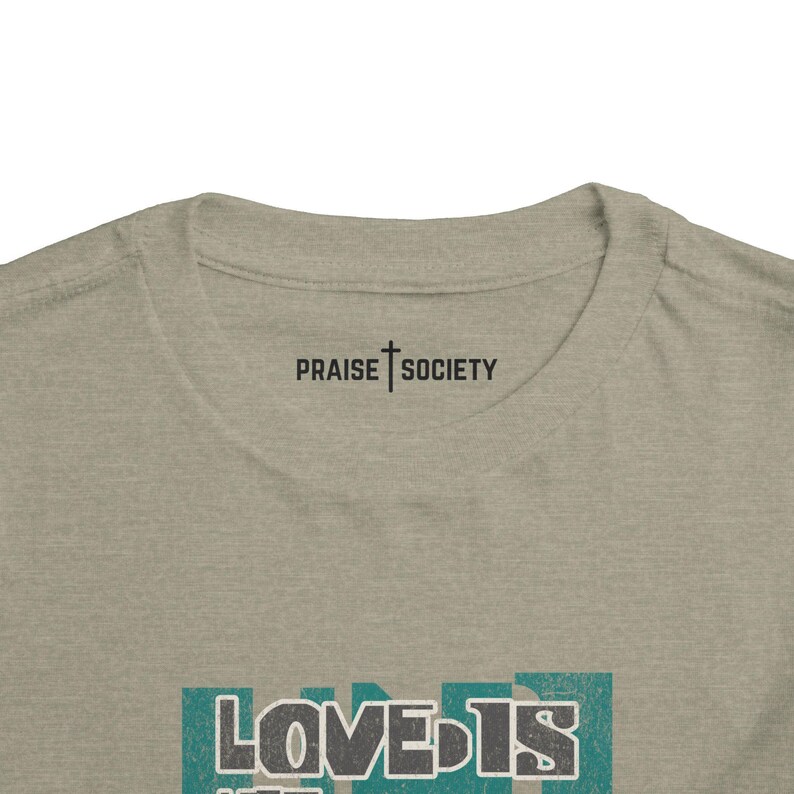 Universal Love Language: Christian Toddler Tee - Praise Society image 5