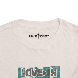 Universal Love Language: Christian Toddler Tee - Praise Society image 3