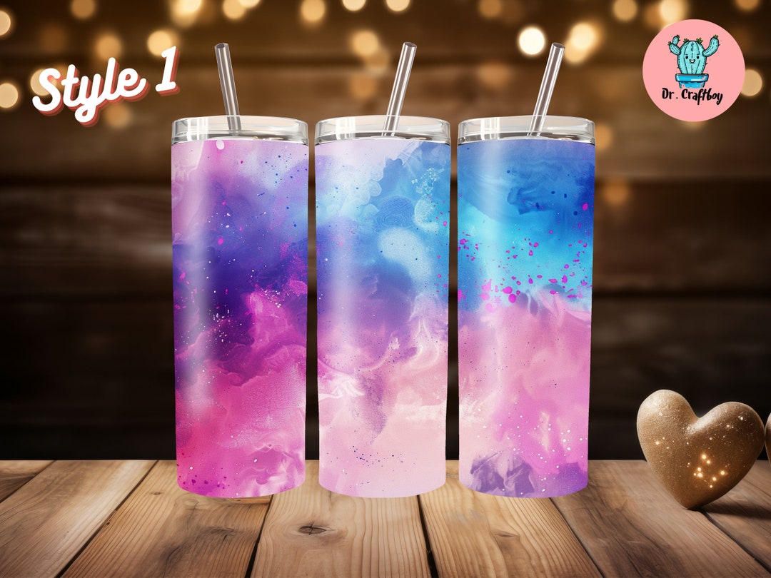 3 Design Color:red 3 Design Color Splash for Any Tumbler Size - Etsy