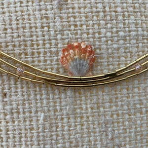 Amber and African bead Necklace Chrysoprase Kauai Sunrise Shell Unakite