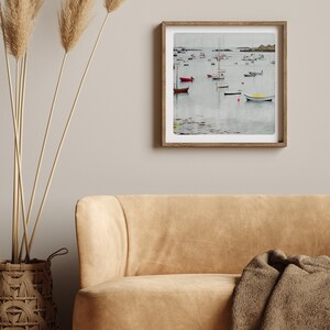 Bateaux landscape photography fish boats fine art print harbour in Brittany France BATEAUX image 6