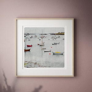 Bateaux landscape photography fish boats fine art print harbour in Brittany France BATEAUX image 3