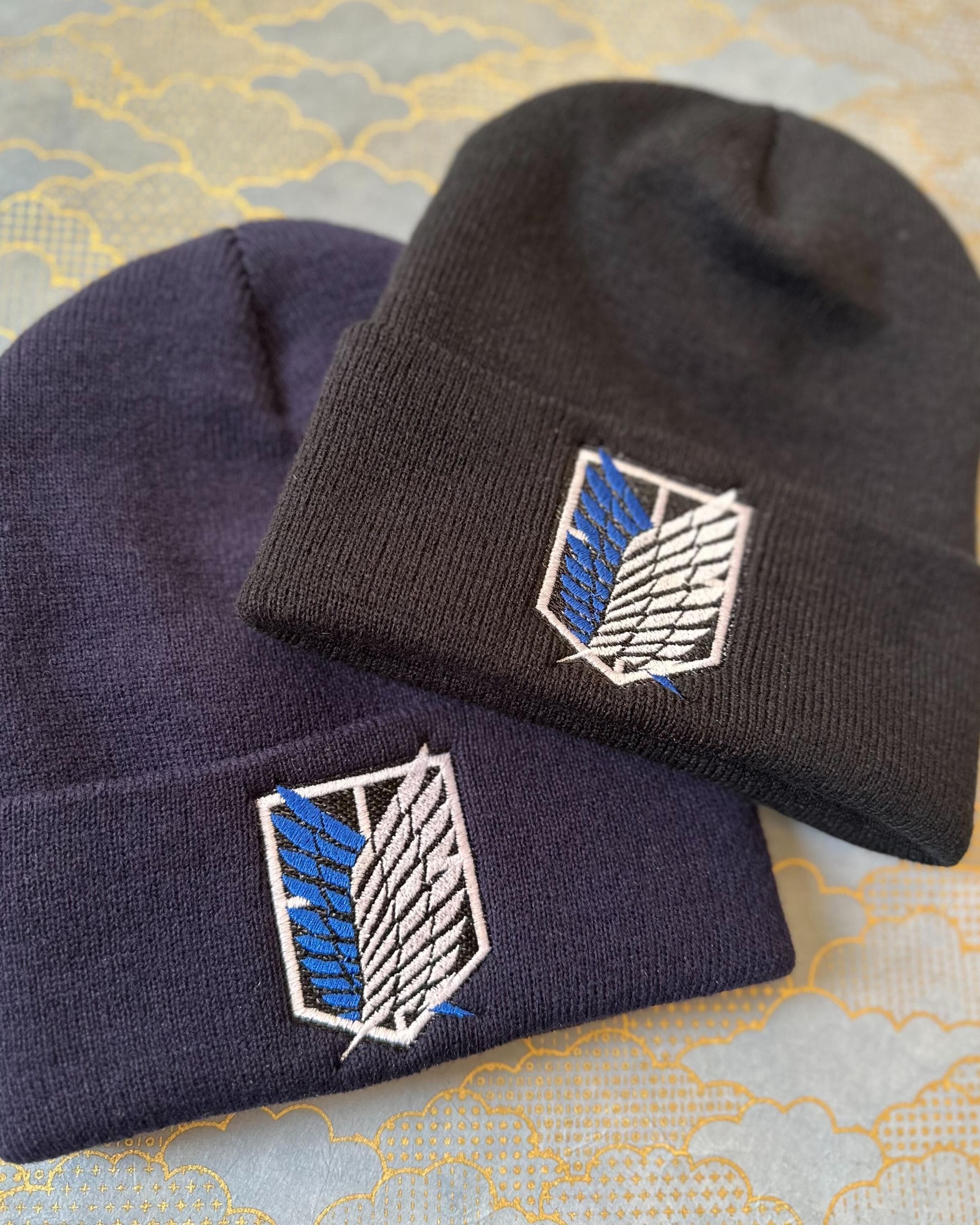 Attack on Titan Survey Corps Embroidered Beanie | Wings of Freedom