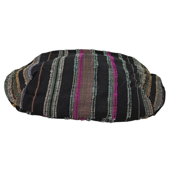 DAFFODIL Vintage 100% Silk Stripped Shoulder Bag … - image 5