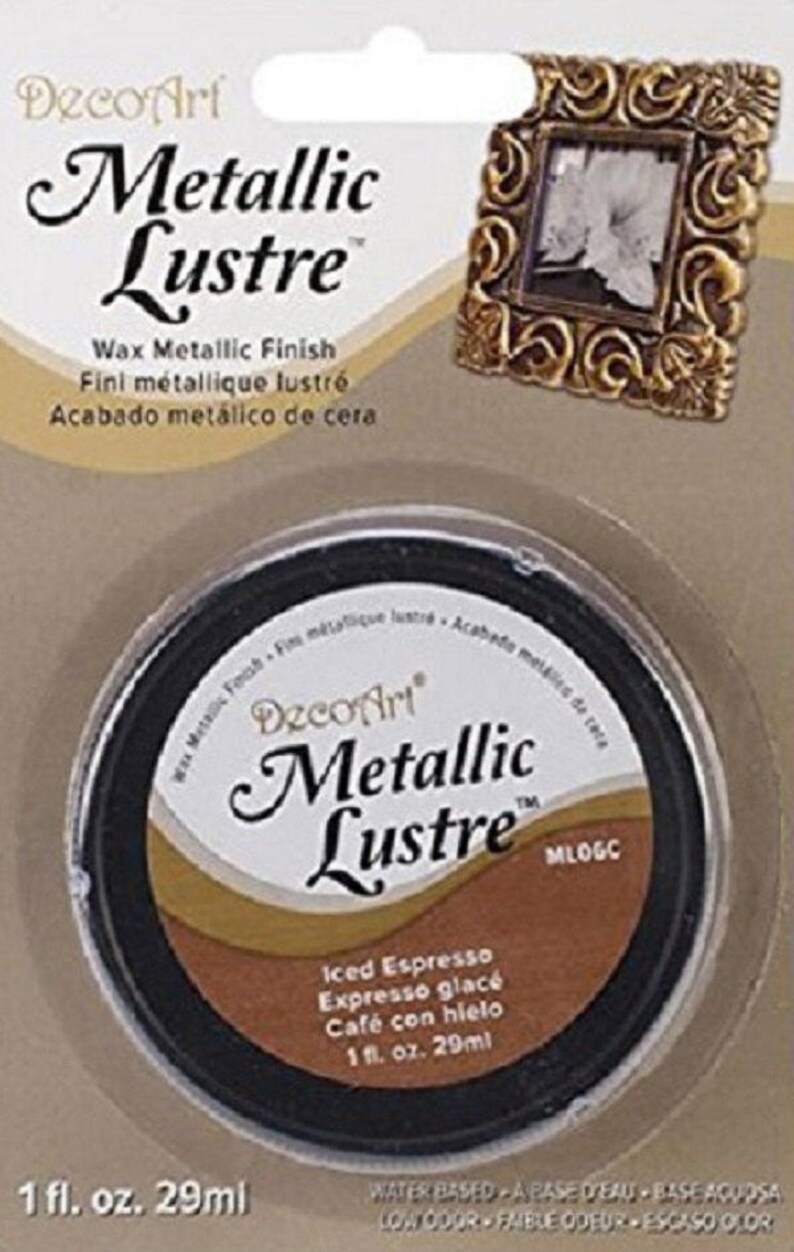 Lustre Métallique Peinture De Decoart Etsy