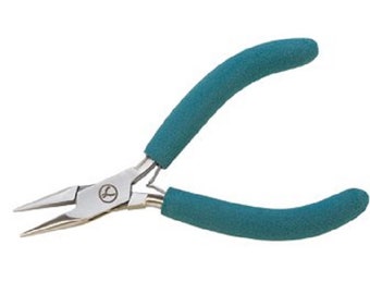 Pliers WUBBERS Baby CHAIN Nose Wubbers Pliers Professional 5 Inch Long Padded Turquoise Handle PLR-1134 Jewelry Making Pliers Jewelry Tools