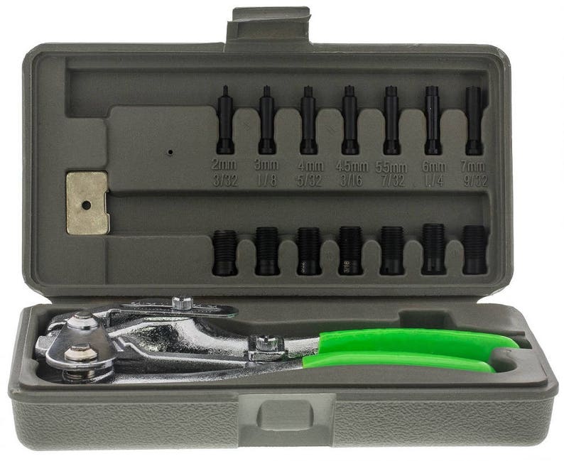 Mighty Power Punch Metal Hole Punch Kit Multiple Punch Sizes in One Kit BeadSmith