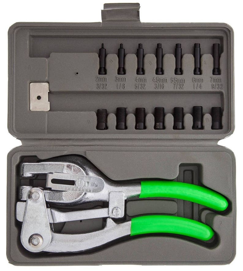 Mighty Power Punch Metal Hole Punch Kit Multiple Punch Sizes in One Kit BeadSmith