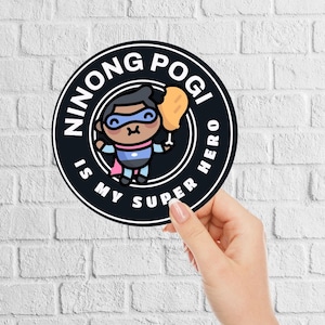 Ninong Stickers, Tito Stickers, Filipino Funny Stickers, Filipino Artwork, Pinoy Stickers, Filipino Gift, Pinay Professions, Pinoy Pride