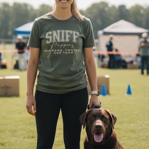 Dog Nosework Shirt Scentwork Enthusiast Tee Dog Sport Apparel Gift for Dog Lovers Training T-Shirt Dog Handler Shirt Barn Dog Scent Training