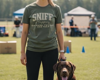 Dog Nosework Shirt Scentwork Enthusiast Tee Dog Sport Apparel Gift for Dog Lovers Training T-Shirt Dog Handler Shirt Barn Dog Scent Training
