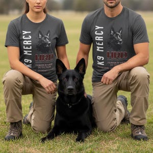 Custom HRD K9 Shirt, Personalized Human Remains Detection Shirt, K9 Handler Tee, Search and Recovery Dog Shirt, Working Dog Shirt