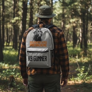 Personalized K9 Labrador Retriever SAR Backpack, Custom Search and Rescue Dog Gear, SAR Gear K-9 Lab Back Pack for Handlers & SAR Teams