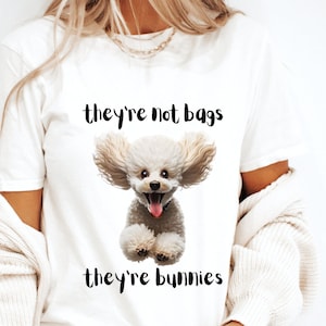 Poodle FastCAT Fast CAT Chase It T-Shirt Dog Performance Dog Sport Tee Dog Show TShirt Chase the Bunny Shirt They&#39;re Not Bags Tally Ho