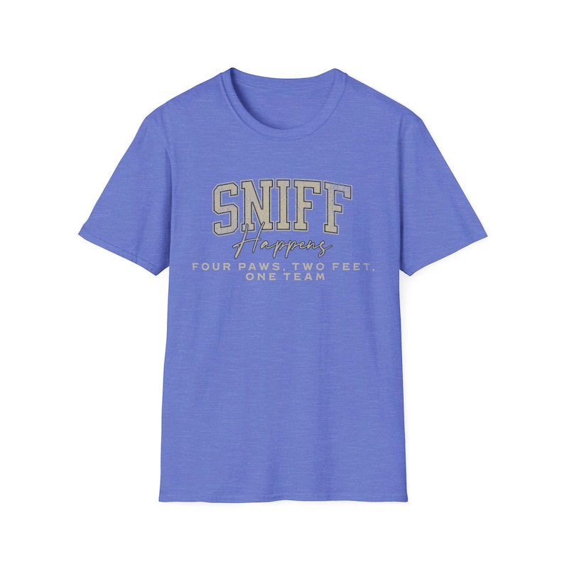 Dog Nosework Shirt Scentwork Enthusiast Tee Dog Sport Apparel Gift for Dog Lovers Training T-Shirt Dog Handler Shirt Barn Dog Scent Training Heather Royal