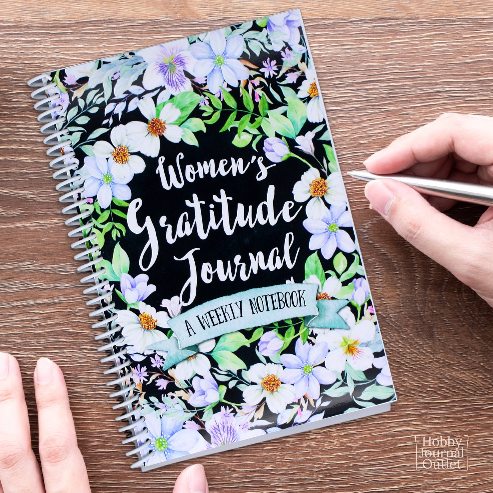 Beautiful Gratitude Journal Spiral Bound Made in the USA Etsy