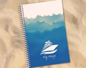 Cruise Vacation Journal - Ship Travel Notebook - Daily Activities Logbook - Trip Memories and Photo Album for Caribbean or Alaskan Cruise