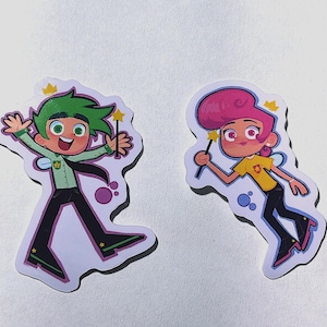 Cosmo und Wanda Aufkleber