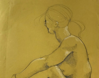 Gesto en carboncillo sobre el Libro Verde 3