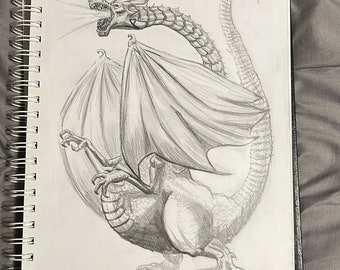 Dragon drawing - Original Art